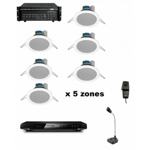 5 ZONE BGM SYSTEMS PACKAGE